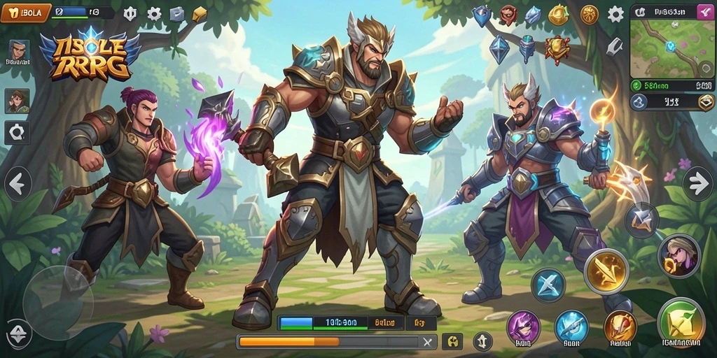 Gameplay RPG yang menawan dan penuh aksi.