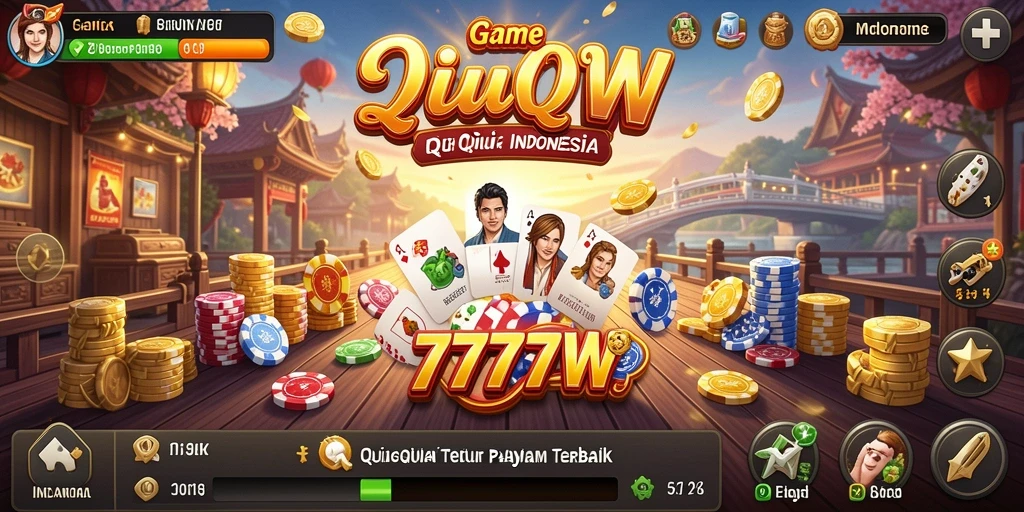 Tampilan menarik gameplay QiuQiu di 7777W.