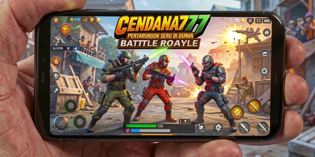 Tampilan mendebarkan dalam permainan Battle Royale CENDANA777.