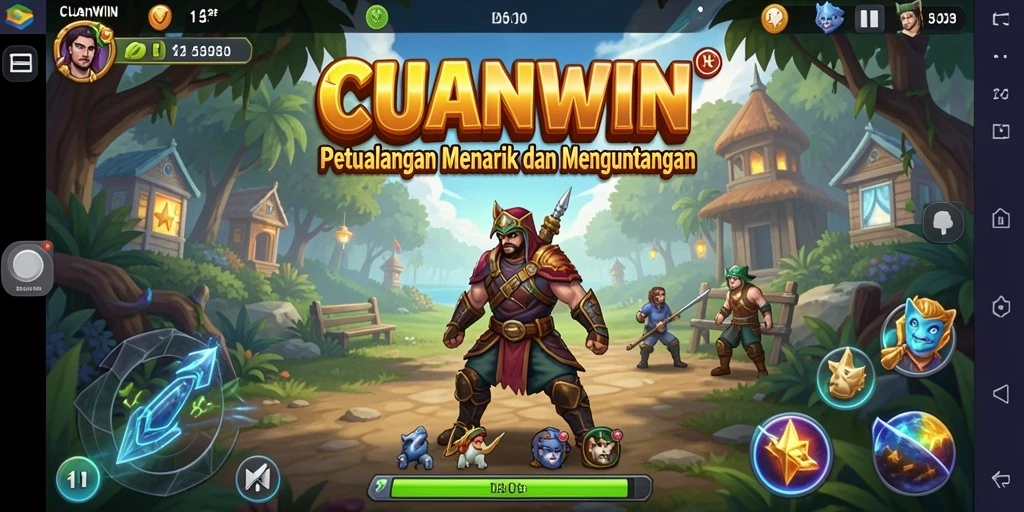 Tampilan menarik dari gameplay CUANWIN yang penuh petualangan.
