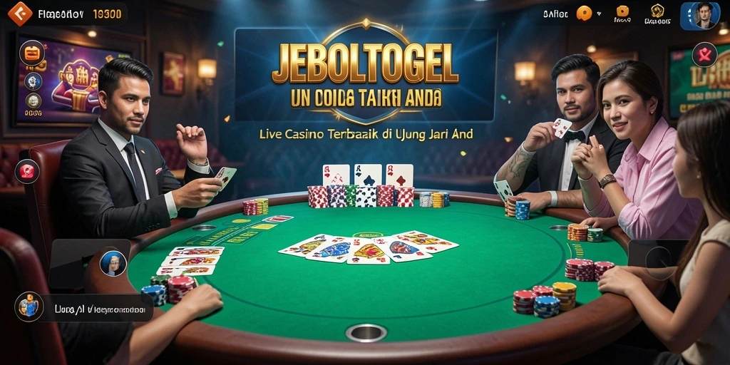 Tampilan gameplay mendebarkan dari JEBOLTOGEL Live Casino.