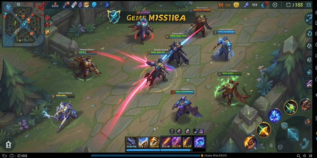 Tampilan gameplay MOBA yang menarik dan seru dalam JOSS188.