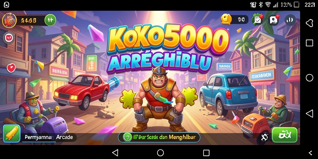 Tampilan gameplay KOKO5000 yang seru dan penuh aksi.