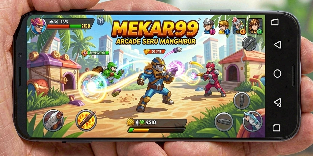 Tampilan gameplay seru di MEKAR99 dengan grafis menawan.
