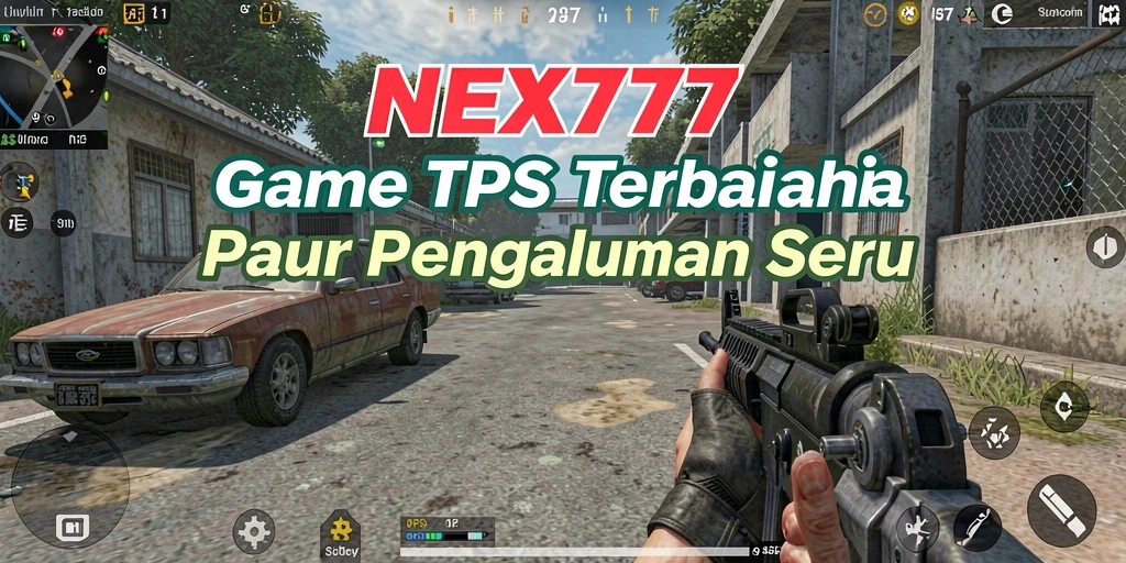 Screenshot NEX777 menampilkan aksi penuh dalam gameplay TPS yang mendebarkan.