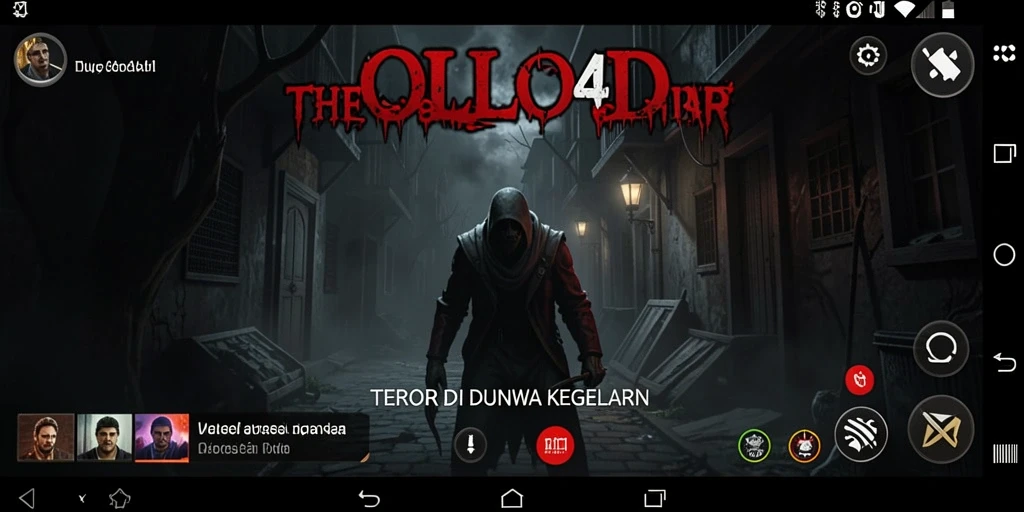 Tampilan gameplay menegangkan dengan elemen Horror yang mencekam.