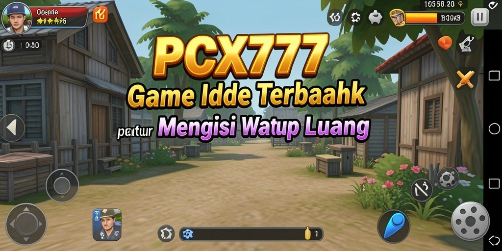 Tampilan gameplay PCX777 yang menarik dan santai dalam genre Idle.