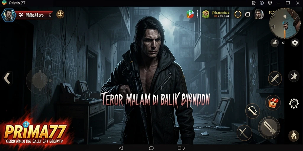 Gameplay PRIMA77 yang menegangkan dan mencekam saat menjelajahi kegelapan.