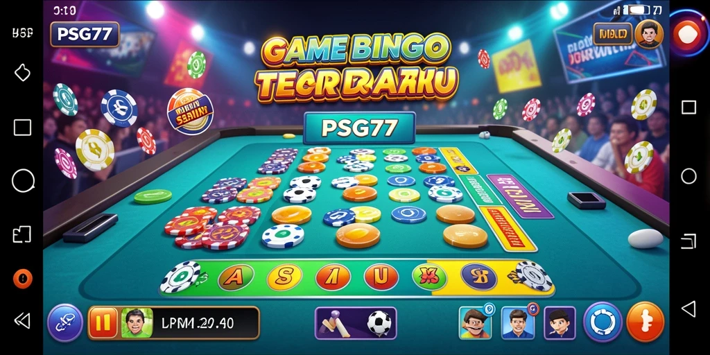 Tampilan gameplay mendebarkan dari aplikasi Bingo PSG77.