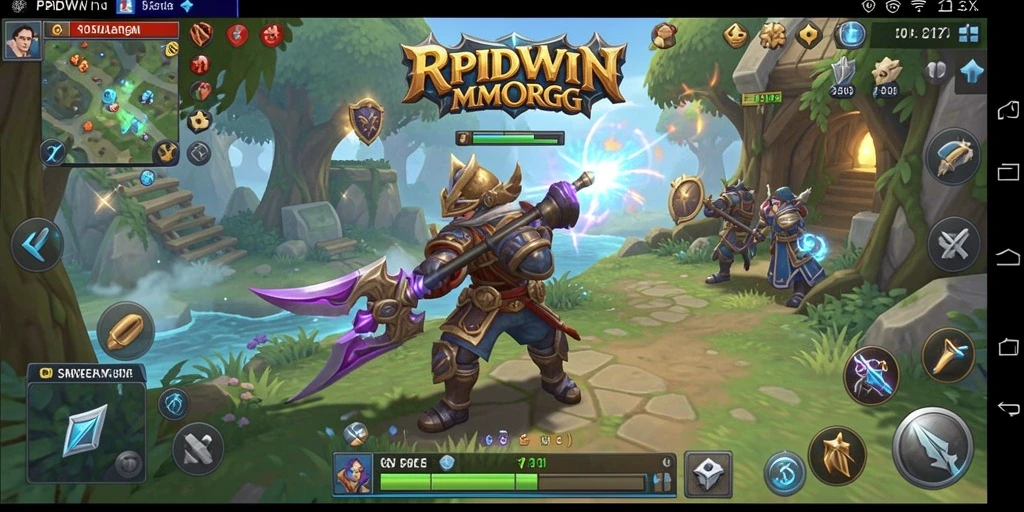Gameplay menarik dalam RPIDWIN yang menampilkan pertarungan seru.