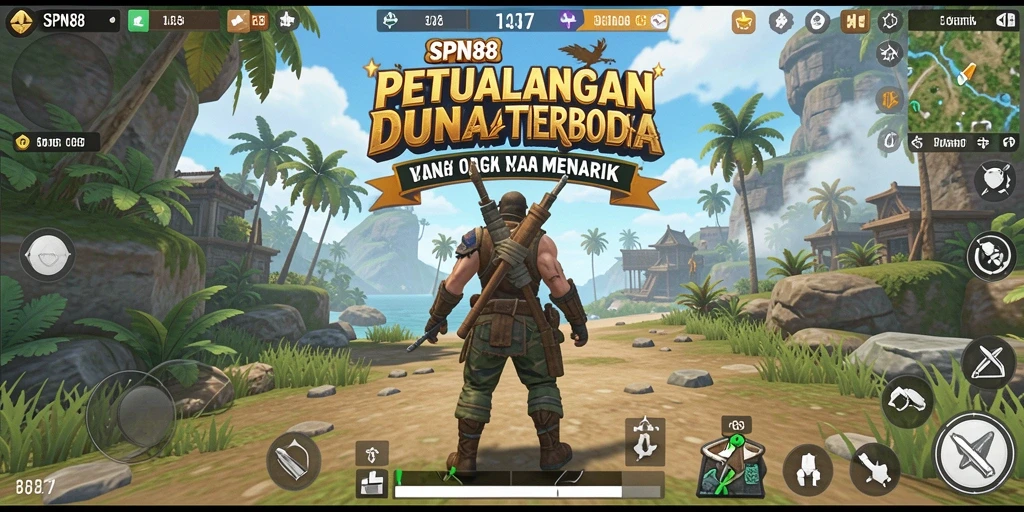 Screenshot gameplay SPN88 menampilkan karakter yang sedang menjelajahi dunia terbuka.