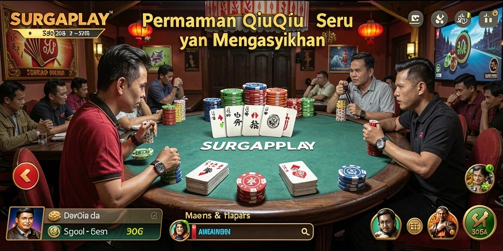 Gameplay QiuQiu yang seru dan menantang di SURGAPLAY.
