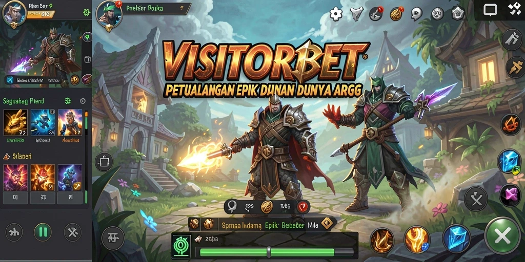 Screenshot dari gameplay ARPG yang seru dan mendebarkan di VISITORBET.