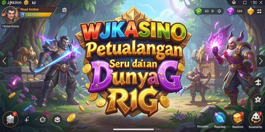 Tampilan gameplay menarik dari WJKASINO menunjukkan aksi pertempuran yang mendebarkan.